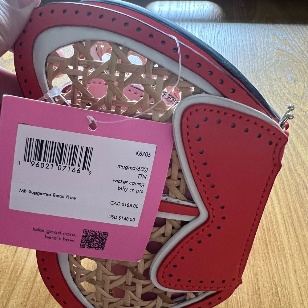 Kate Spade Butterfly crossbody mini Bag NWT - Picture 3 of 6